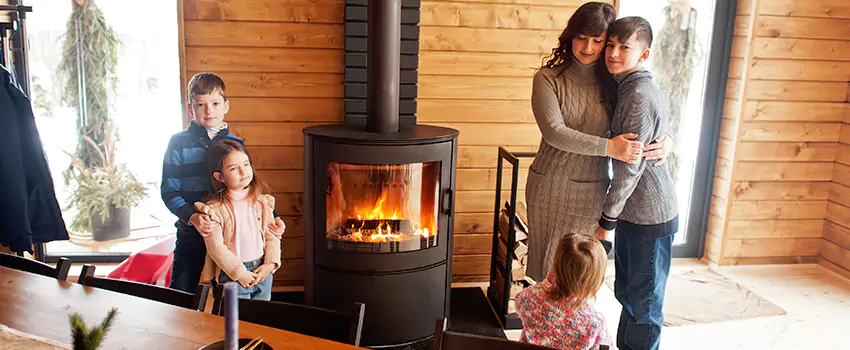 Morso Cast Iron Fireplace Insert Installation in La Vista, Nebraska