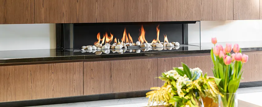 Double-height Fireplace Design Refurbishment in La Vista, Nebraska