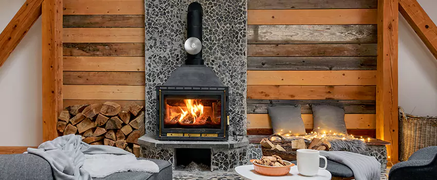 Thelin Hearth Products Direct Vent Gas Stove Fireplace Inspection in La Vista, Nebraska